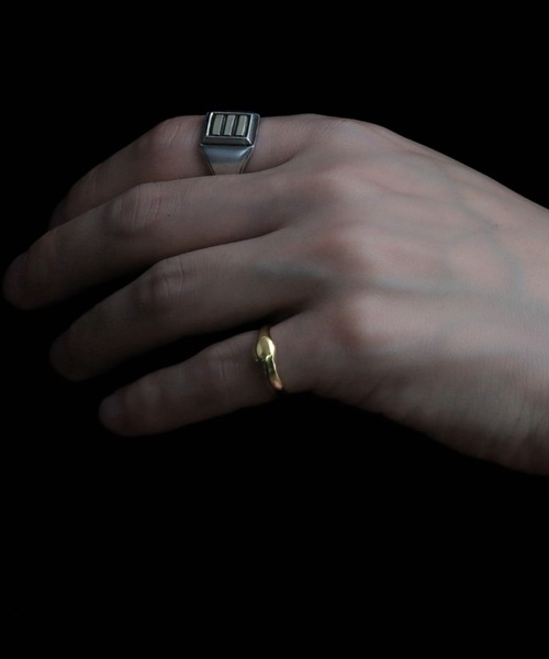 YArKA（ヤーカ）の「【YArKA/ヤーカ】little nuance round design ring [hancC] / ニュアンスラウンドデザインリング（リング・メンズ・ゴールド/シルバー・#9/#5/#11/#7/#3/#19/#17/#15/#13）」の8枚目の写真