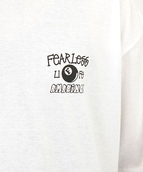 Burner（バーナー）の「【GROOVY STORE】発砲プリントオーバーサイズT　ストリート Tシャツ（Tシャツ/カットソー・メンズ・ホワイト/ライトグレー/スミクロ/ブラック・M/L/LL）」の15枚目の写真