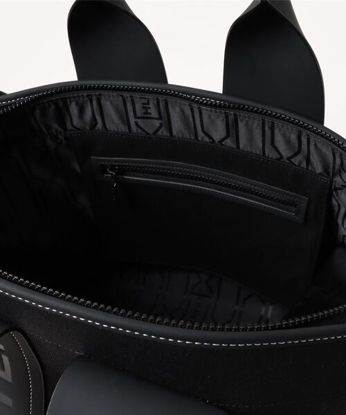 HUNTER(ハンター)の「《HUNTER》REFINED STITCH CANVAS TOTE(トートバッグ・メンズ・ブラック/ホワイト系その他・フリー)」の5枚目の写真