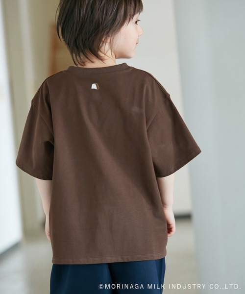 ROPE' PICNIC（ロペピクニック）の「【KIDS】【Pino meets ROPE' PICNIC】PinoロゴひんやりTシャツ（Tシャツ/カットソー・キッズ・ホワイト/ダークブラウン/ベージュ・120/130/140/150）」の14枚目の写真