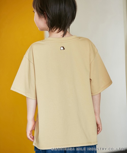 ROPE' PICNIC（ロペピクニック）の「【KIDS】【Pino meets ROPE' PICNIC】PinoロゴひんやりTシャツ（Tシャツ/カットソー・キッズ・ホワイト/ダークブラウン/ベージュ・120/130/140/150）」の19枚目の写真