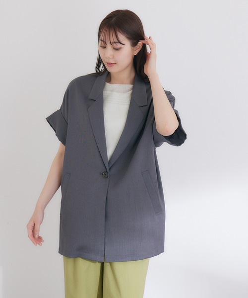 bcstock フレンチリネン テーラードジャケット 追加2》手洗い可