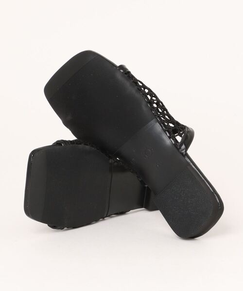 Didot.showroom(ディドット ショールーム)の「スクエアメッシュサンダル(サンダル・レディース・ブラック・22.5cm/23cm/23.5cm/24cm/24.5cm/25cm)」の3枚目の写真