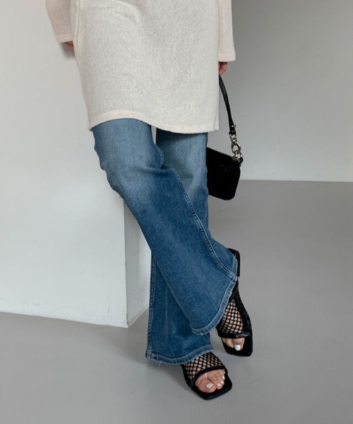 Didot.showroom(ディドット ショールーム)の「スクエアメッシュサンダル(サンダル・レディース・ブラック・22.5cm/23cm/23.5cm/24cm/24.5cm/25cm)」の6枚目の写真