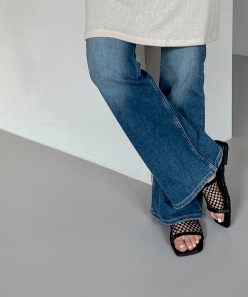 Didot.showroom(ディドット ショールーム)の「スクエアメッシュサンダル(サンダル・レディース・ブラック・22.5cm/23cm/23.5cm/24cm/24.5cm/25cm)」の7枚目の写真