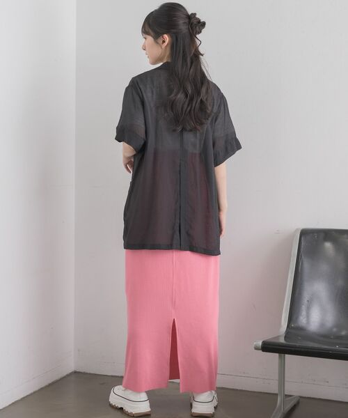 RETRO GIRL（レトロガール）の「シアーテーラードJK（テーラードジャケット・レディース・ブラック/ナチュラル・FREE）」の14枚目の写真