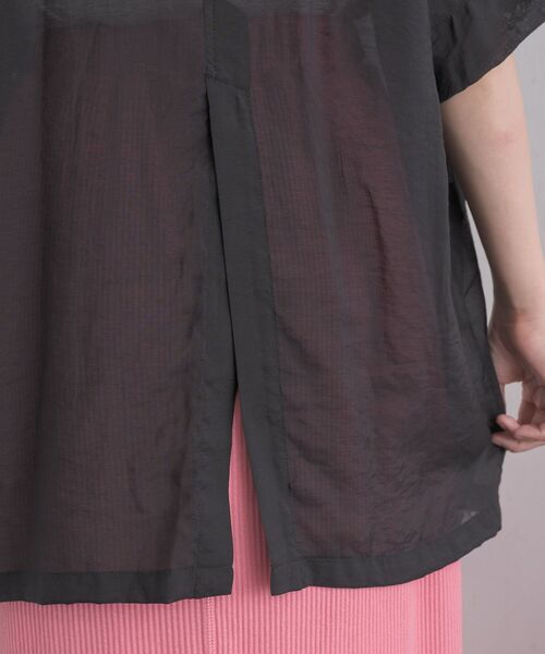 RETRO GIRL（レトロガール）の「シアーテーラードJK（テーラードジャケット・レディース・ブラック/ナチュラル・FREE）」の19枚目の写真