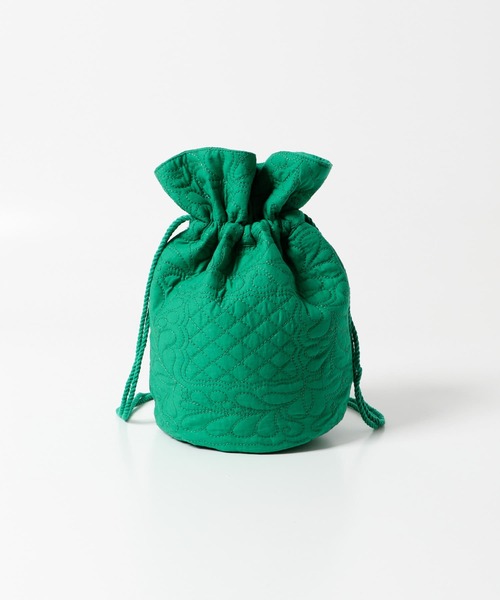 URBAN RESEARCH Sonny Label(アーバンリサーチサニーレーベル)の「エンブロイダリーコットンポシェット(ショルダーバッグ・レディース・オフホワイト/イエロー/グリーン・ONE)」の6枚目の写真