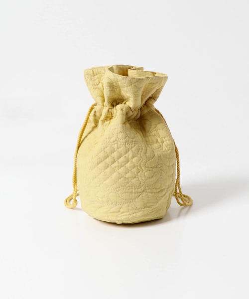 URBAN RESEARCH Sonny Label(アーバンリサーチサニーレーベル)の「エンブロイダリーコットンポシェット(ショルダーバッグ・レディース・オフホワイト/イエロー/グリーン・ONE)」の7枚目の写真