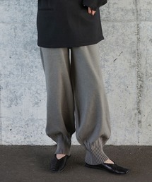 select MOCA by son | 【洗える】裾リブニットバルーンパンツ(その他パンツ)