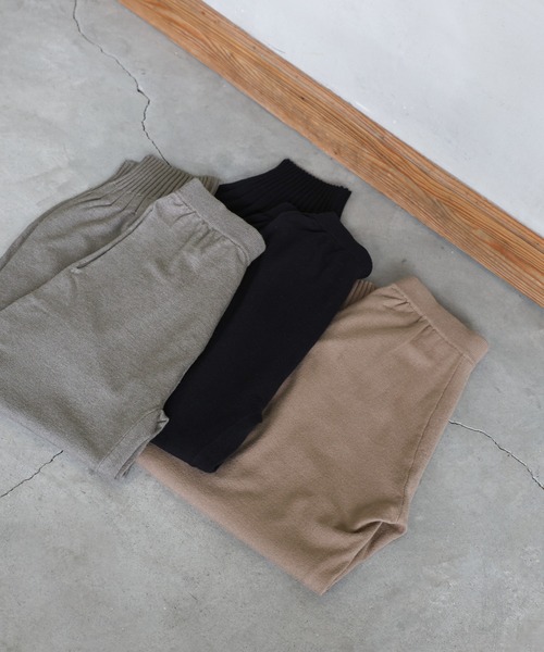 select MOCA by son（セレクトモカバイソン）の「【洗える】裾リブニットバルーンパンツ（その他パンツ・レディース・チャコールグレー/ブラック/グレイッシュベージュ・SMALL/MEDIUM）」の20枚目の写真