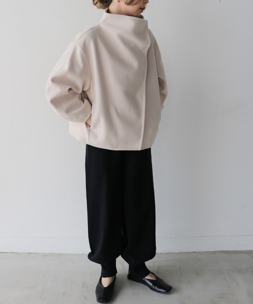 select MOCA by son（セレクトモカバイソン）の「【洗える】裾リブニットバルーンパンツ（その他パンツ・レディース・チャコールグレー/ブラック/グレイッシュベージュ・SMALL/MEDIUM）」の12枚目の写真