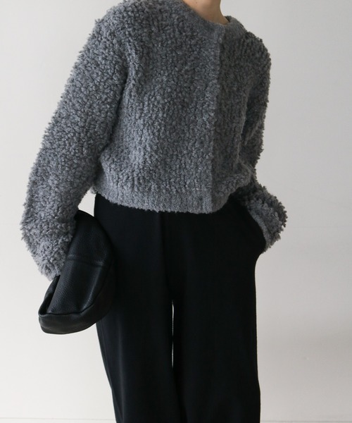 select MOCA by son（セレクトモカバイソン）の「【洗える】裾リブニットバルーンパンツ（その他パンツ・レディース・チャコールグレー/ブラック/グレイッシュベージュ・SMALL/MEDIUM）」の15枚目の写真