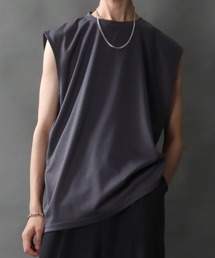 SITRY（シトリー）の「SITRY Punch the dough No Sleeve Shirt/別注 接触冷感 ポンチ ビッグシルエット ノースリーブシャツ（タンクトップ）」