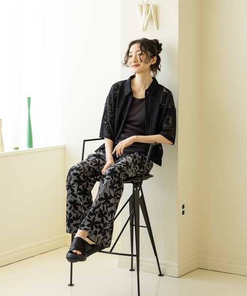 【ニコです★】トップス5点 セール】サマーニット ショート丈 メッシュニットトップス（T