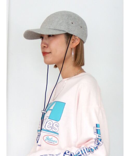 Ungrid（アングリッド）の「起毛ジェットキャップ（キャップ・レディース・ブラック/ブラウン/ライトグレー・FREE）」の3枚目の写真