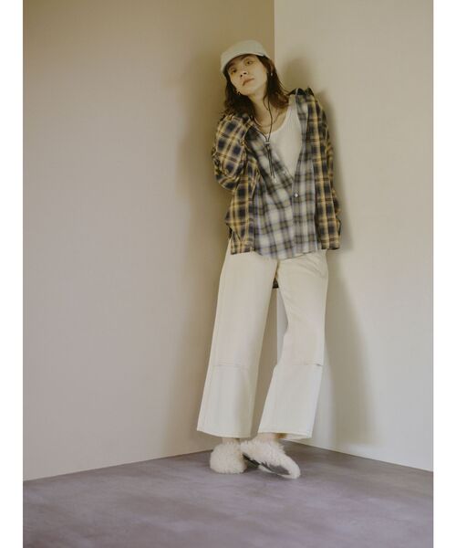 Ungrid（アングリッド）の「起毛ジェットキャップ（キャップ・レディース・ブラック/ブラウン/ライトグレー・FREE）」の4枚目の写真