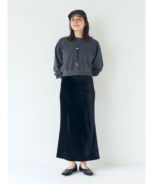 Ungrid（アングリッド）の「起毛ジェットキャップ（キャップ・レディース・ブラック/ブラウン/ライトグレー・FREE）」の7枚目の写真