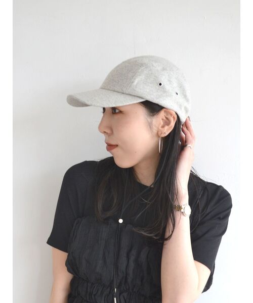 Ungrid（アングリッド）の「起毛ジェットキャップ（キャップ・レディース・ブラック/ブラウン/ライトグレー・FREE）」の17枚目の写真