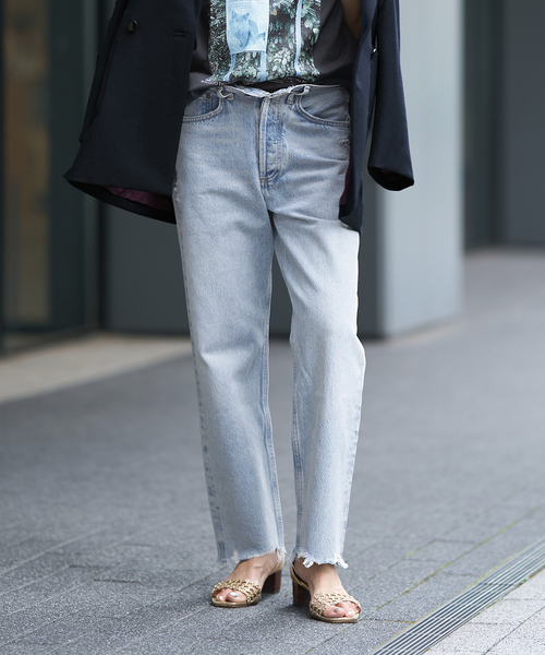 極美品 AGOLDE 90's Crop エーゴールドイー デニム 24 セール】AGOLDE/エーゴールドイー 90s crop デニムパンツ A173