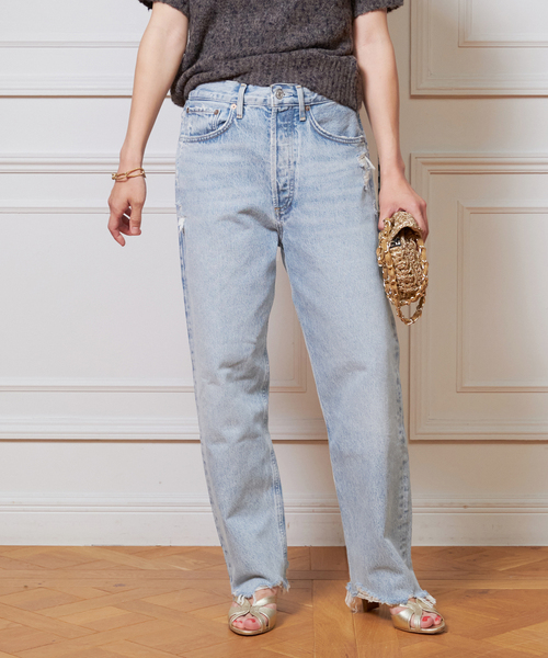 IENA LA BOUCLE（イエナラブークル）の「AGOLDE/エーゴールドイー 90s crop デニムパンツ A173-1206（デニムパンツ・レディース・ブルー・24/23/26/25）」の7枚目の写真