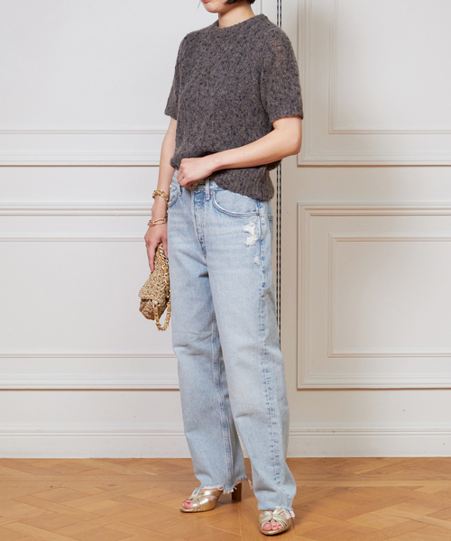 IENA LA BOUCLE（イエナラブークル）の「AGOLDE/エーゴールドイー 90s crop デニムパンツ A173-1206（デニムパンツ・レディース・ブルー・24/23/26/25）」の9枚目の写真