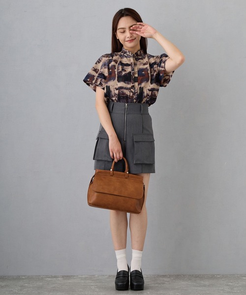 ニコル ビット金具付きデザインパンツ ベージュ 48（L） ニコル ビット金具付きデザインパンツ ベージュ 48（L）