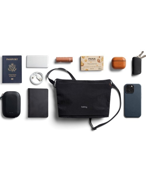 entre square（アントレスクエアー）の「Bellroy/ボディバッグ/ウエストポーチ Lite Sacoche 3.5L（ボディバッグ/ウエストポーチ・レディース・ブラック/レンガ/アッシュグレー・FREE）」の6枚目の写真