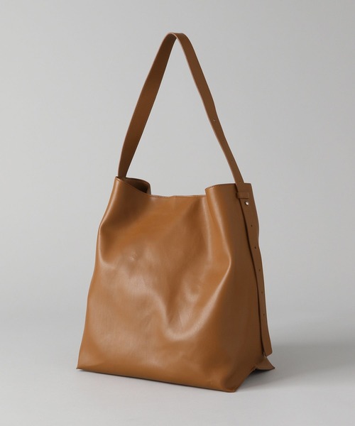 A part by（アパートバイ）の「ビッグショルダーバッグ（ショルダーバッグ・レディース・ダークブラウン/ブラック・FREE）」の7枚目の写真