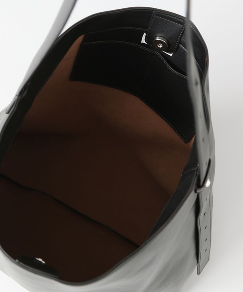 A part by（アパートバイ）の「ビッグショルダーバッグ（ショルダーバッグ・レディース・ダークブラウン/ブラック・FREE）」の14枚目の写真