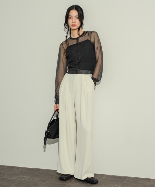 シアーコルセットカーディガン（カーディガン/ボレロ）｜NEUNA（ヌナ