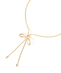 niko and... | メタルリボンロングネックレス(ネックレス)