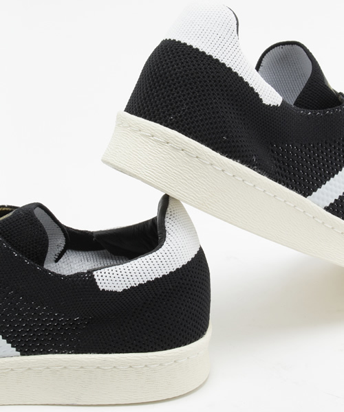 adidas(アディダス)の「アディダス コンソーシアム スーパースター プライムニット adidas Consortium SUPERSTAR 80S PK(スニーカー・メンズ・ブラック/ホワイト・24.5cm/26.5cm/28.5cm)」の6枚目の写真