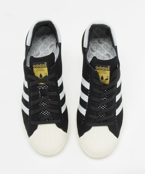 adidas(アディダス)の「アディダス コンソーシアム スーパースター プライムニット adidas Consortium SUPERSTAR 80S PK(スニーカー・メンズ・ブラック/ホワイト・24.5cm/26.5cm/28.5cm)」の7枚目の写真