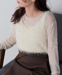 Kastane | 【2024AW/ZOZO先行】シャギーニットベスト(Tシャツ/カットソー)