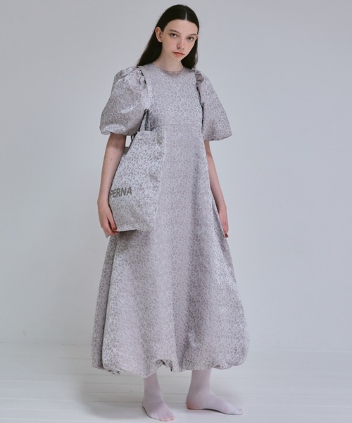 PERNA（ペルナ）の「ジャガードペルナトートバッグ（トートバッグ・レディース・ブラック/グレー・FREE）」の8枚目の写真