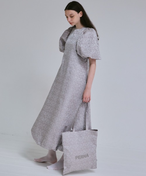 PERNA（ペルナ）の「ジャガードペルナトートバッグ（トートバッグ・レディース・ブラック/グレー・FREE）」の9枚目の写真