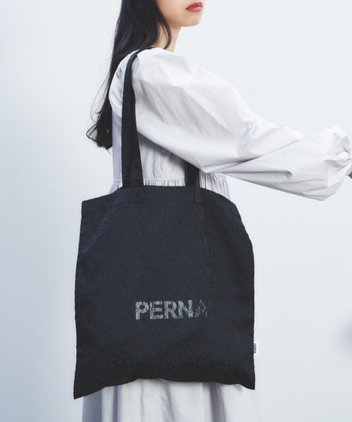 PERNA（ペルナ）の「ジャガードペルナトートバッグ（トートバッグ・レディース・ブラック/グレー・FREE）」の10枚目の写真