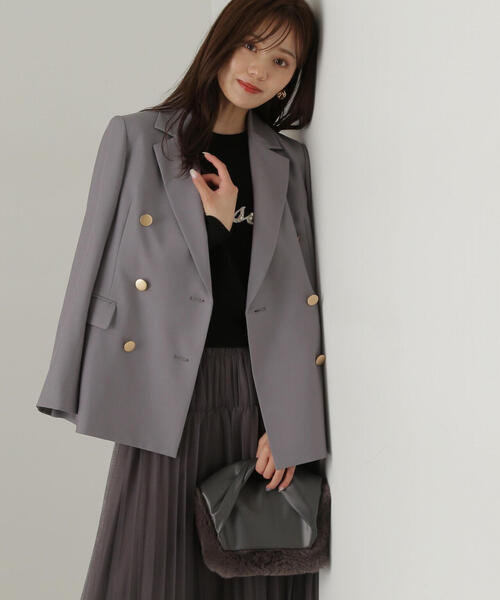 PROPORTION BODY DRESSING（プロポーションボディドレッシング）の「パールロゴニット / 1214270918（ニット/セーター・レディース・ダークグレー/ブラウン/ピンク/ブラック・FREE）」の10枚目の写真