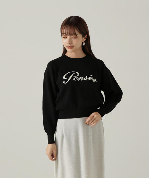 PROPORTION BODY DRESSING（プロポーションボディドレッシング）の「パールロゴニット / 1214270918（ニット/セーター・レディース・ダークグレー/ブラウン/ピンク/ブラック・FREE）」の15枚目の写真