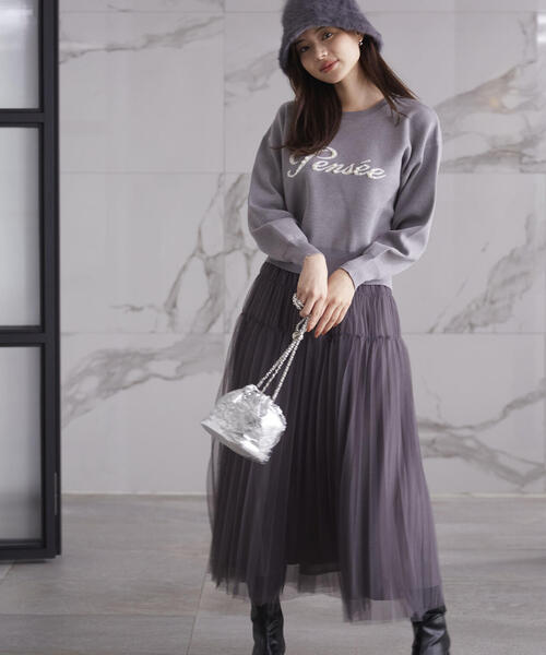 PROPORTION BODY DRESSING（プロポーションボディドレッシング）の「パールロゴニット / 1214270918（ニット/セーター・レディース・ダークグレー/ブラウン/ピンク/ブラック・FREE）」の22枚目の写真