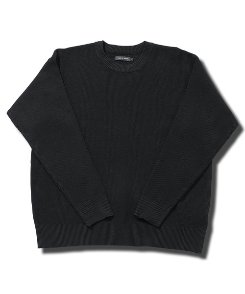 jiggys shop（ジギーズショップ）の「パフカルウォッシャブル畦ニットセーター（ニット/セーター・メンズ・ブルー系その他/ホワイト/ブラック/グレー系その他/チャコールグレー・SMALL/MEDIUM/LARGE/X-LARGE）」の18枚目の写真