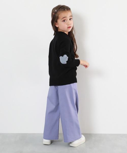 devirock（デビロック）の「洗える チクチクしない素肌ニット ハートデザイン ハイネック プルオーバー（ニット/セーター・キッズ・杢グレー/ブラック/ピンク系7/グリーン系その他2/アイボリー/ボルドー/ネイビー/ブルー系1・100cm/110cm/120cm/130cm/140cm/150cm/160cm）」の9枚目の写真