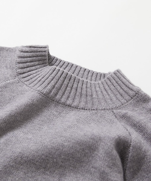 devirock（デビロック）の「洗える チクチクしない素肌ニット ハートデザイン ハイネック プルオーバー（ニット/セーター・キッズ・杢グレー/ブラック/ピンク系7/グリーン系その他2/アイボリー/ボルドー/ネイビー/ブルー系1・100cm/110cm/120cm/130cm/140cm/150cm/160cm）」の17枚目の写真