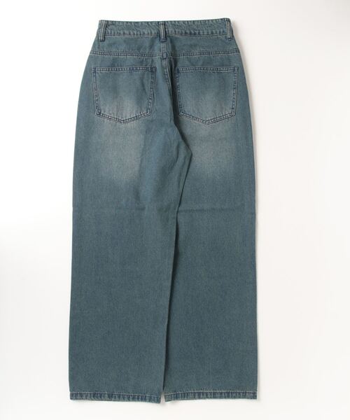 Magine（マージン）の「【SELECT】IR:10.5oz DENIM OVER DYE BUGGY PANTS/10.5oz デニムオーバーダイ バギーパンツ（デニムパンツ・メンズ・ブルー/ブラック・L/M/XL）」の3枚目の写真