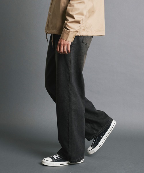 Magine（マージン）の「【SELECT】IR:10.5oz DENIM OVER DYE BUGGY PANTS/10.5oz デニムオーバーダイ バギーパンツ（デニムパンツ・メンズ・ブルー/ブラック・L/M/XL）」の7枚目の写真