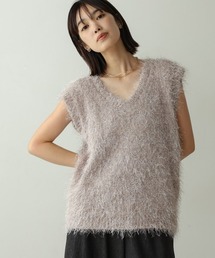 Bou Jeloud | ダンスフェザーVネックベスト(ベスト)