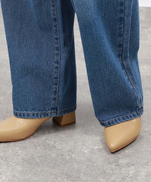 LAKOLE(ラコレ)の「スカートレイヤーデニムパンツ / 134486(デニムパンツ・レディース・ブラック/ブルー・SMALL/MEDIUM)」の16枚目の写真