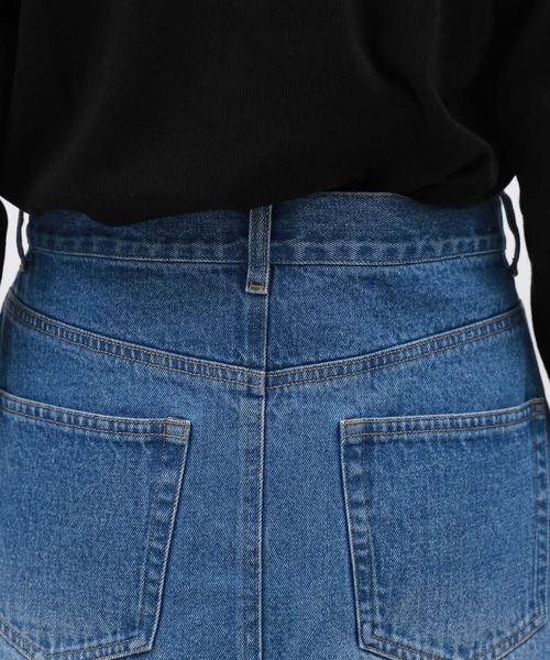 LAKOLE(ラコレ)の「スカートレイヤーデニムパンツ / 134486(デニムパンツ・レディース・ブラック/ブルー・SMALL/MEDIUM)」の17枚目の写真