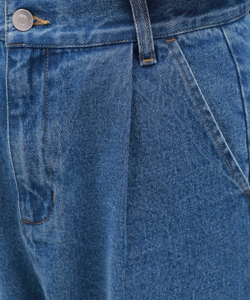 LAKOLE(ラコレ)の「スカートレイヤーデニムパンツ / 134486(デニムパンツ・レディース・ブラック/ブルー・SMALL/MEDIUM)」の6枚目の写真